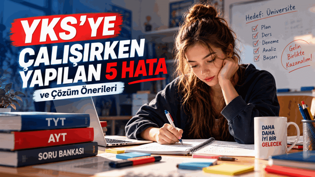 YKS’ye Çalışırken Yapılan 5 Hata ve Çözümleri